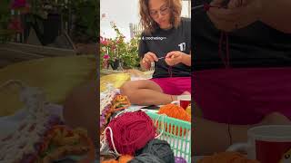 Slow days and crocheting crochet crochetartist shorts shortvideo [upl. by Natsirt323]