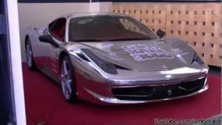 CHROME Ferrari 458 Italia in Monaco [upl. by Keram]