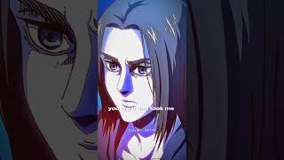 『Got The Devil 😈 In Your Eyes 👀』Eren Yeager aot erenyeager anime viral shorts trending [upl. by Sixela]