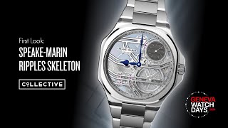 First Look SpeakeMarin Ripples Skeleton – Geneva Watch Days 2024 [upl. by Tsugua]