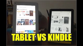 TABLET VS KINDLE ● Veja as diferenças na experiência de leitura dos Ebooks [upl. by Eenat947]