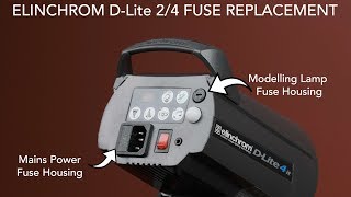 Elinchrom D Lite 24 Fuse Replacement [upl. by Eslek]