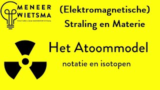 Natuurkunde uitleg Straling 1 Het Atoommodel [upl. by Aihtela]