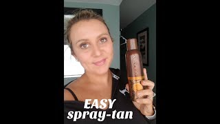 EASY Spray Tanning at Home [upl. by Willy416]