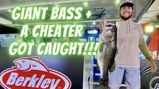 Bass Fishing Tournament Angler Caught Cheating Guy Catches Giant Bas and Wins a New Boat [upl. by Staten]