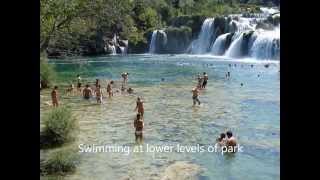 National park Krka  Impression from the Krka Waterfalls in Croatia [upl. by Wiener159]