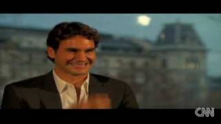 Rogere Federer laughing to death at tv interview [upl. by Christoper923]