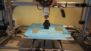 Ultimaker robot 3D printing on Velleman K8200 TimeLapse [upl. by Ggerg]