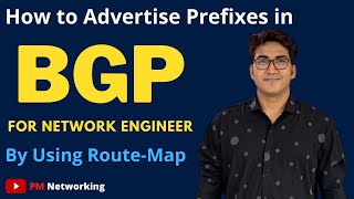 How to advertise prefixes in BGP by using routemap  BGP Protocol tricks  CCNPRouting  ccna [upl. by Laural462]