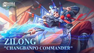 Revamp Skin  Zilong quotChangbanpo Commanderquot  Mobile Legends Bang Bang [upl. by Einnoj790]