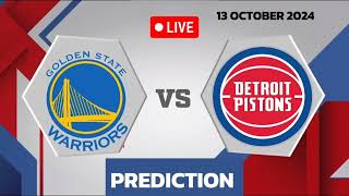 Golden State Warriors VS Detroit Pistons  NBA Match Prediction  Basketball Match Prediction [upl. by Pelson]