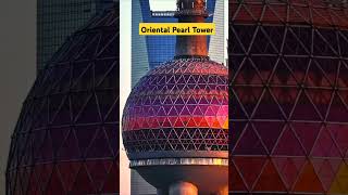 😍Oriental Pearl TV Tower in China shorts travel shortvideo china [upl. by Gaudet]