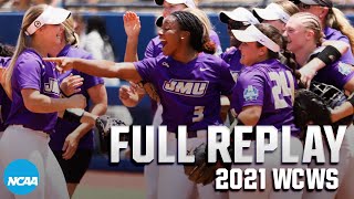 James Madison vs Oklahoma 2021 Womens College World Series June 3  FULL REPLAY [upl. by Dnalon]