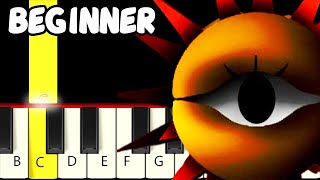 All Sprunki INFECTED Tunes  Slow and Easy Piano Tutorial  Beginner [upl. by Winnie]