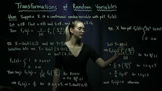 Functions of 1D Random Variables [upl. by Dorisa288]