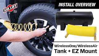 WirelessOne  WirelessAir Tank EZ Mount Upgrade Installation  25981EZ 25981 74100EZ 74100 Air Lift [upl. by Coco]