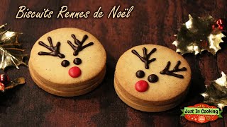 ❅ Recette des Biscuits Rennes de Noël Vanille Dulcey ❅ [upl. by Barraza]