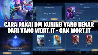 TIER LIST MENGGUNAKAN DIAMOND KUNING PALING WORTH IT  DAPAT APA SAJAH MOBILE LEGENDS [upl. by Janek]