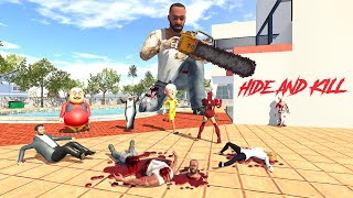 Franklin Play HIDE AND KILL Indian Bikes Driving 3D [upl. by Aehsal]