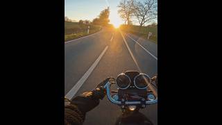 Motorcycle Ride in Fall November motoguzzi exhaust motorcycle puresound [upl. by Brice488]