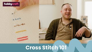 Cross Stitch for Beginners  Get Started in Cross Stitch  Hobbycraft [upl. by Rieger]