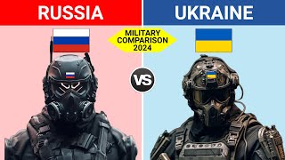 Russia vs Ukraine Military Power 2024  Ukraine vs Russia Military Power 2024 [upl. by Baruch]