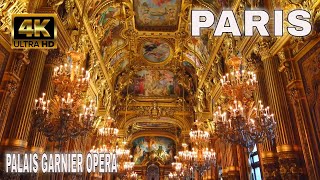 Palais Garnier Tour  August 2021  Inside Paris Opéra Garnier 4K [upl. by Adali]