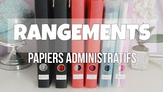 ASTUCES ET ORGANISATION PAPIERS ADMINISTRATIFS [upl. by Sancho667]