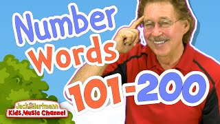 Number Words  101200  Jack Hartmann [upl. by Bazluke]