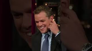 Matt Damon has a little McConaughey impression for us letterman [upl. by Armat]