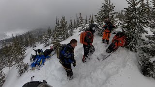 Seeley Lake Montana Backcountry Snowmobiling  Feb 2022 [upl. by Vevay267]