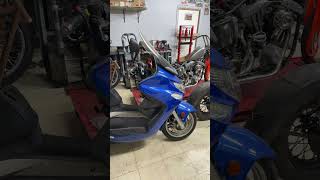 Kymco xciting 500 Project scooter project motorcycle repair barnfinders work kymco [upl. by Airun27]