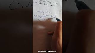 Medicinal Chemistry rrbpharmacist railwaypharmacist ytshorts pharmaquiz [upl. by Alverta]