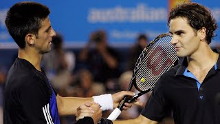 Novak Djokovic vs Roger Federer 2008 Australian Open SF Highlights [upl. by Gladdy]