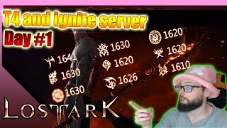 T4 and ignite server Day 1Lost Ark [upl. by Sou395]