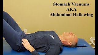 Abdominal Hollowing AKA Stomach Vacuums [upl. by Adnamra]