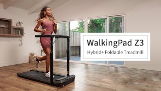 WalkingPad Z3 Hybird Foldable Treadmill  Walk Jog or Run 3in1 [upl. by Ynnek338]