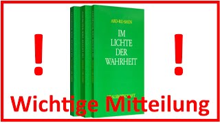 An die Leser der Gralsbotschaft „Im Lichte der Wahrheit“ [upl. by Euginom164]