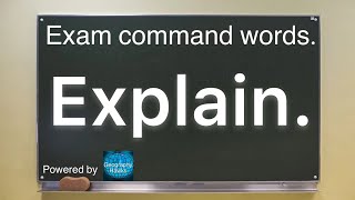 Explain Exam command words Powered by GeographyHawks [upl. by Clardy]