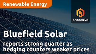 Bluefield Solar Income Fund reports strong quarter as hedging strategy counters weaker prices [upl. by Karlen940]