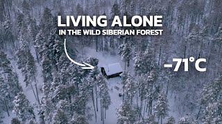 Living Alone in the Wild Siberian Forest for 20 years 71°C 96°F Yakutia [upl. by Arretnahs764]