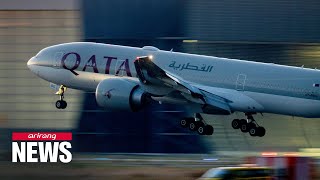 Twelve passengers on Qatar Airways flight to Dublin injured as it hits turbulence [upl. by Sterne14]