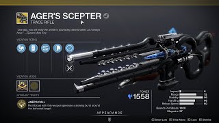 HOW TO GET AGERS SCEPTER  DESTINY 2 [upl. by Eilatan808]