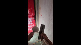 Painter Applying putty  Puttying for renovation putty 241116 [upl. by Annoval]