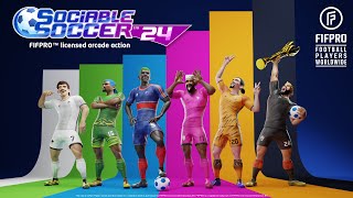 Sociable Soccer 24  Gameplay 3 SociableSoccer [upl. by Avlem]