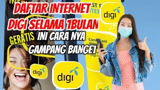 Cara Daftar Kuota Digi Selama 30 Hari Unlimited Terbaru 2021 [upl. by Ney]