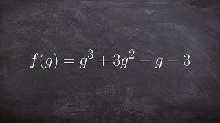 Determine the Zeros for a Polynomial by Factoring [upl. by Erde722]