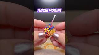 Miniverse Drachenfrucht Smoothie Bowl Frozen Moment 🤤 miniature musik smoothie [upl. by Ehudd]