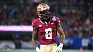 Renardo Green  Cornerback  Florida State  2023 Highlights  2024 NFL Draft [upl. by Llerrac]