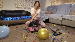 ASMR VACUUMING  AFTER PARTY  JUST JADE AND HETTY [upl. by Yasmar758]